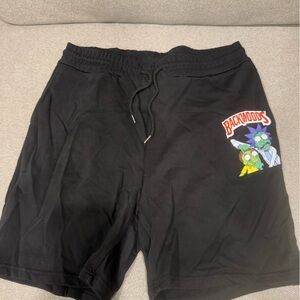 Black Rick and Morty Men's Shorts